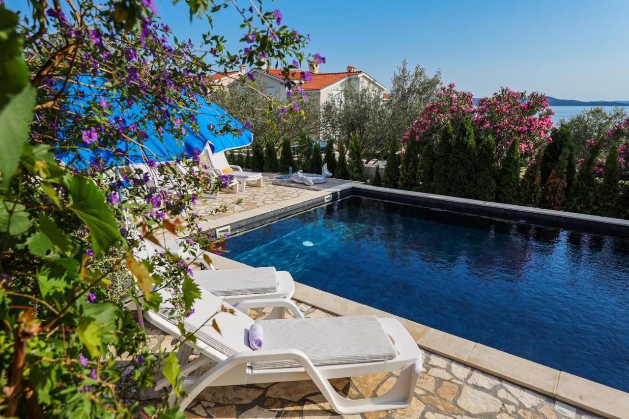 Luton Apartment Zadar Kozino Heating Pool & Jacuzzi Exterior foto